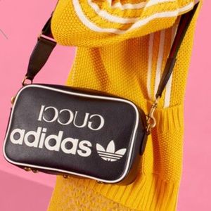 SOLD - 100% Authentic NWT Gucci x Adidas Crossbody Bag-Black
